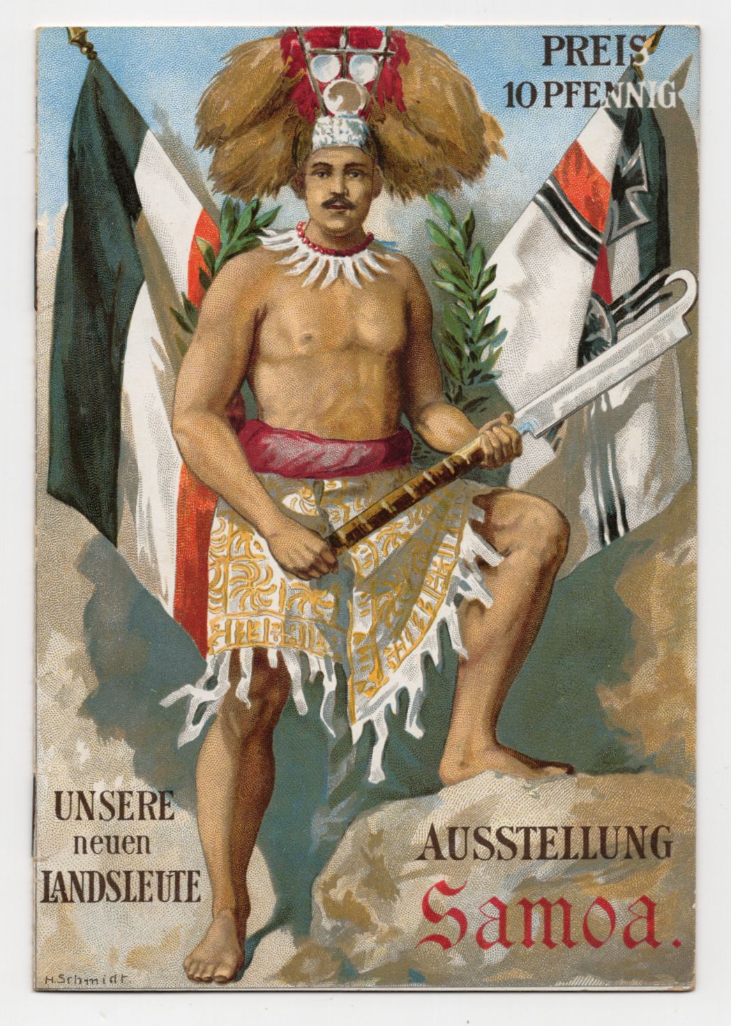 Unsere neuen Landsleute Ausstellung Samoa um 1910 Kolonie