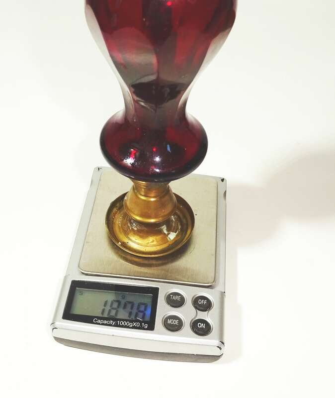 Kerzenständer 2 Stück Catalin Kunstharz Rot Vintage