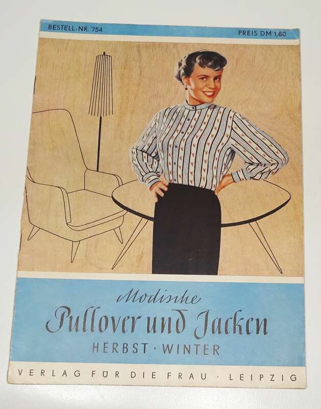 Modische Pullover und Jacken Bestell Nr 754 Herbst Winter DDR