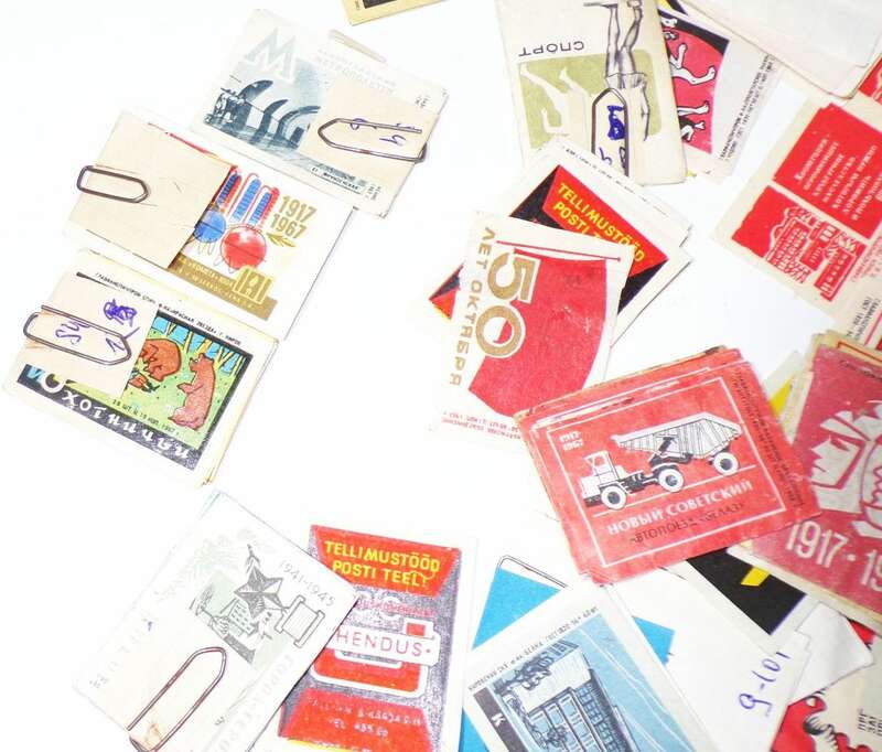 Konvolut Streichholzetiketten Russland Sowjetunion UdSSR 