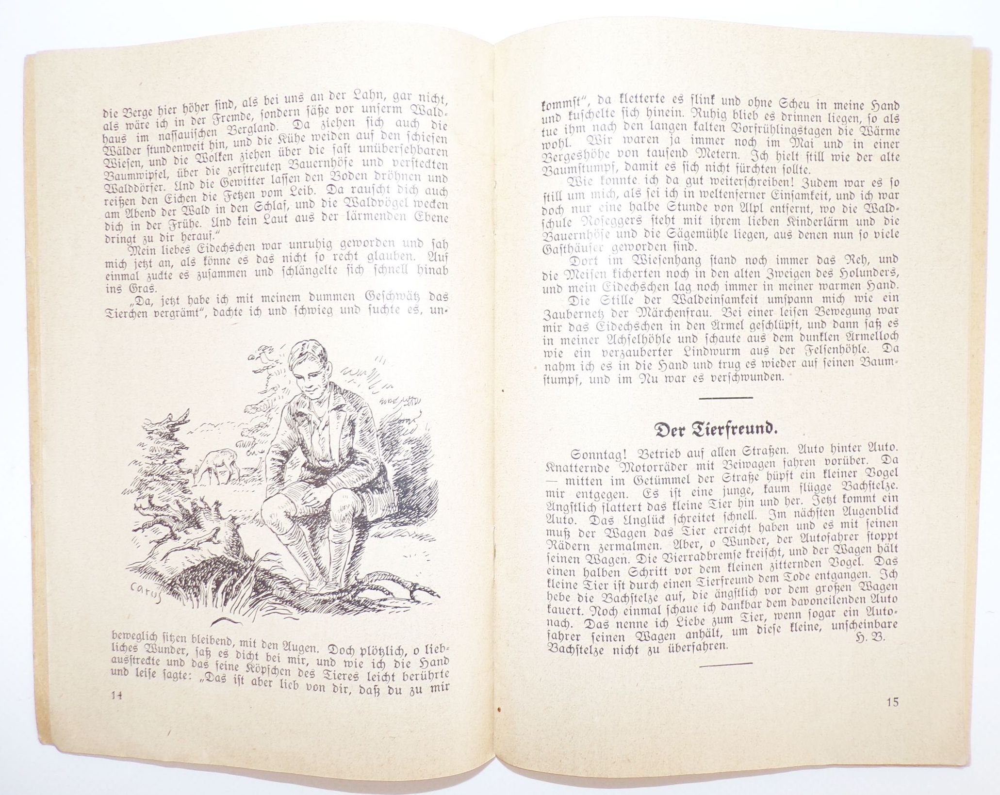 Alter Tierschutz Kalender 1931