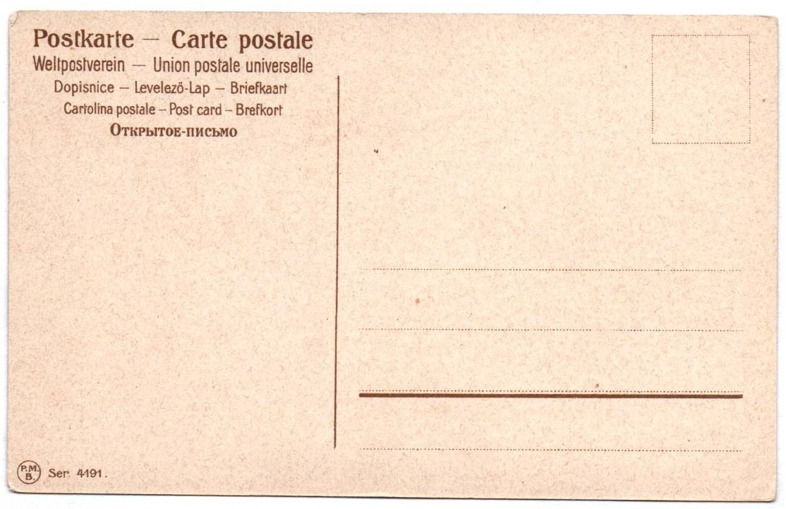 Postkarte Weihnachtsengel mit Spielzeug um 1910