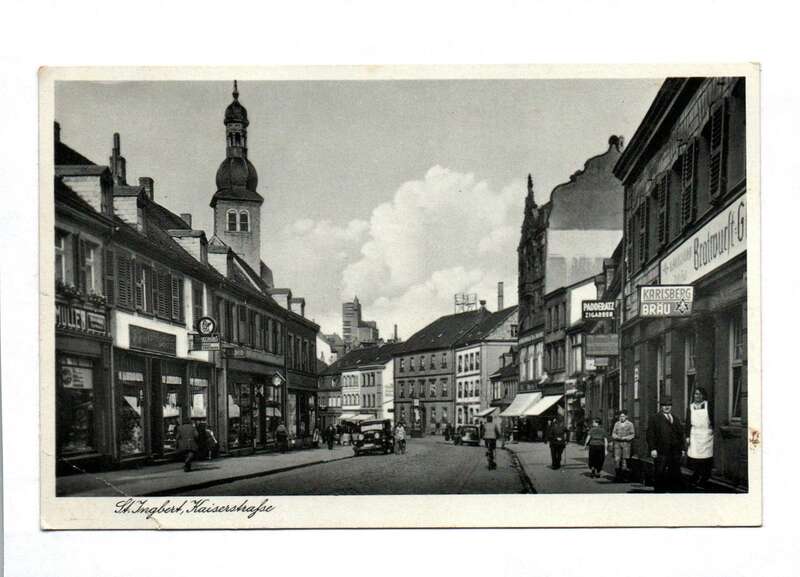 Ak St. Ingbert Kaiserstraße 1939