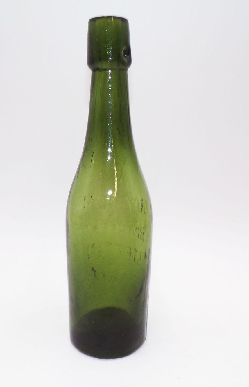 Alte Bierflasche Elysium Brauerei Stettin Unverkäuflich um 1930 Pommern
