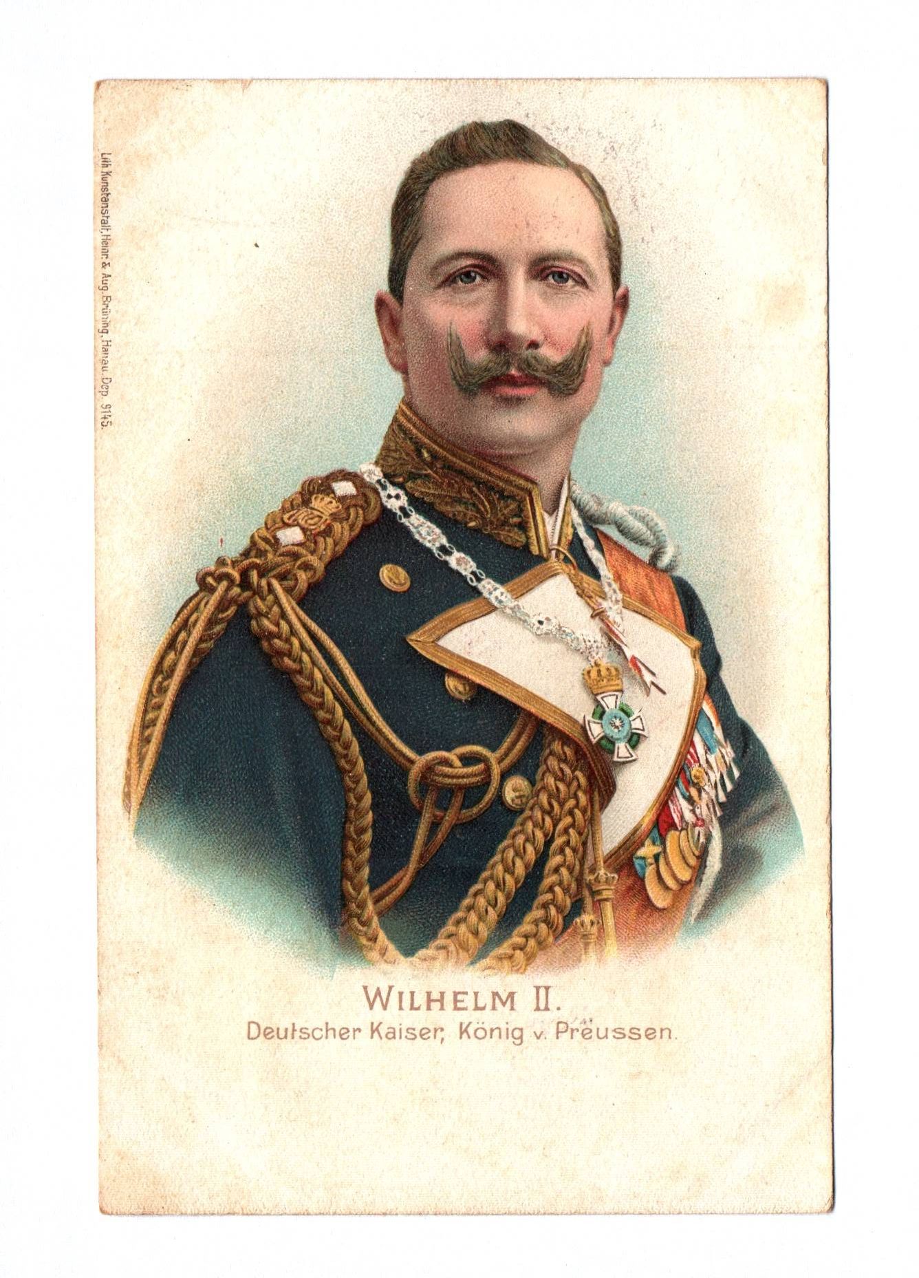 Künstler Ak Wilhelm II Deutscher Kaiser Künstler Ak Wilhelm II Deutscher Kaiser