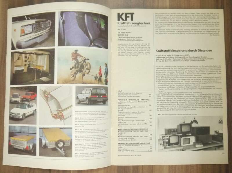 Mai 1986 Simson Roller SR 50 80 KFT Heft DDR VEB Verlag Technik Berlin