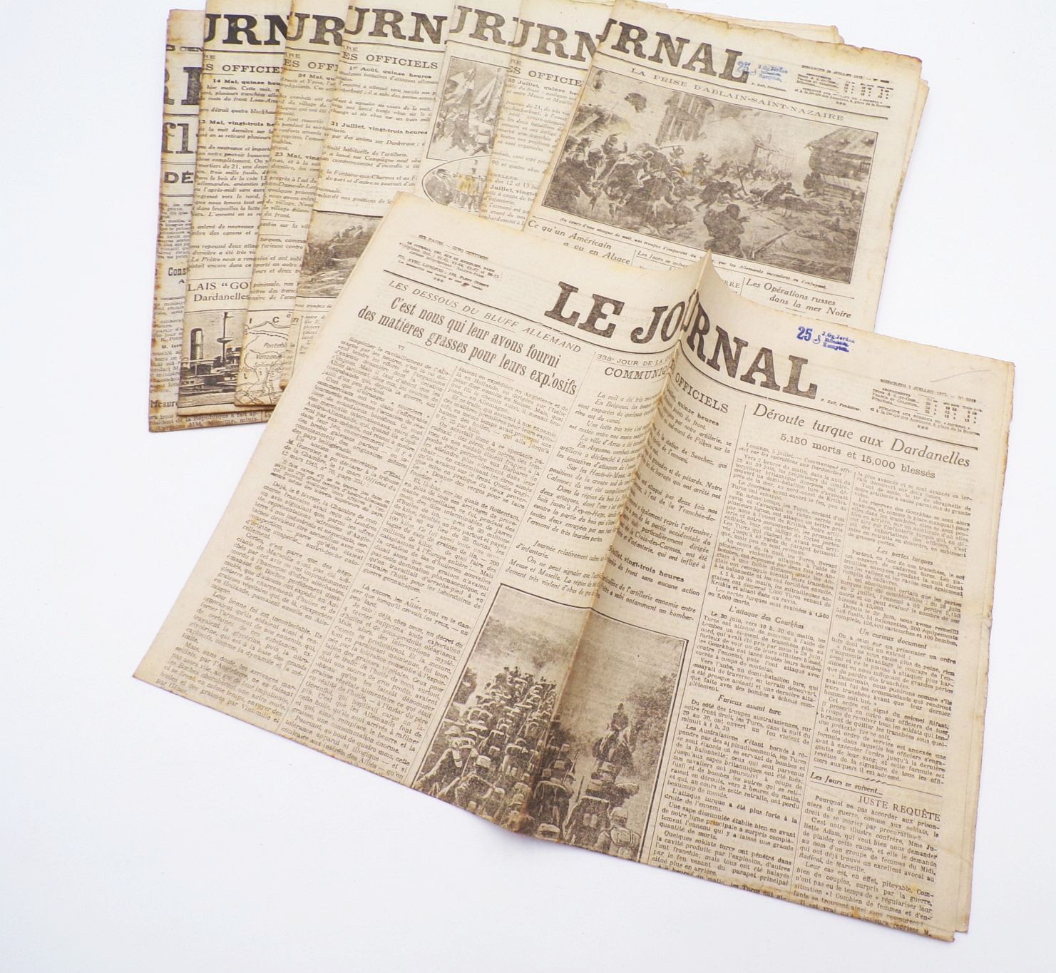 Le Journal 1915 Zeitung Frankreich 1 Wk