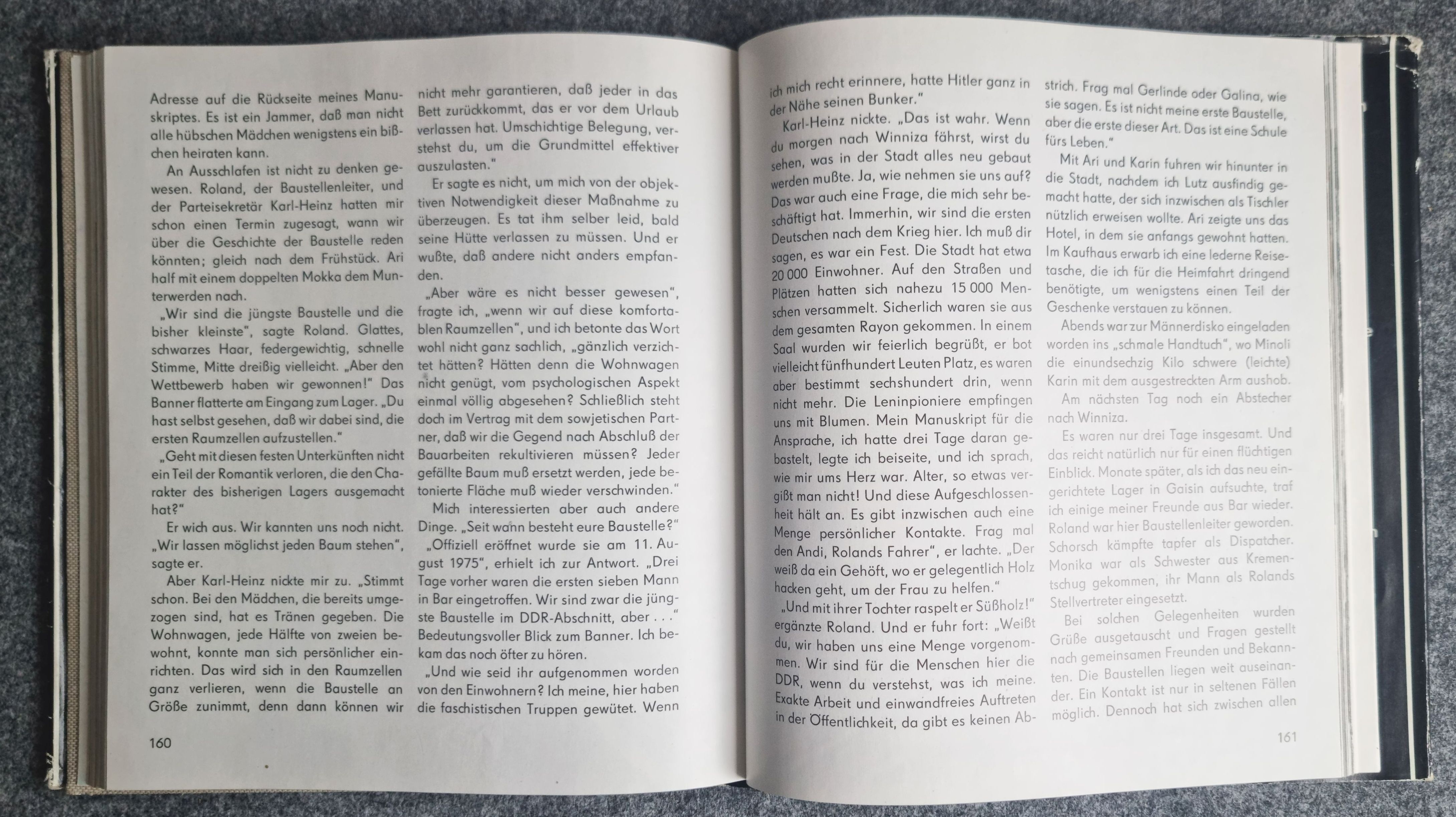 Abenteuer Trasse FDJ Erlebnisse und Beobachtungen 1978 neues Leben Berlin Abenteuer Trasse FDJ Erlebnisse und Beobachtungen 1978 neues Leben Berlin