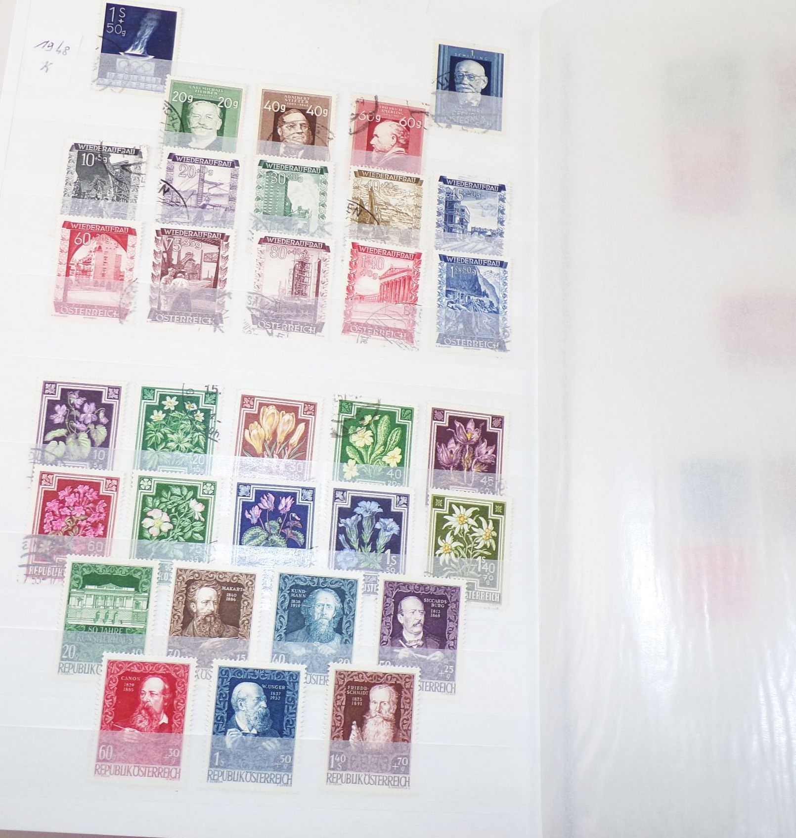 Österreich Briefmarken ab 1854 Austria aus Nachlass