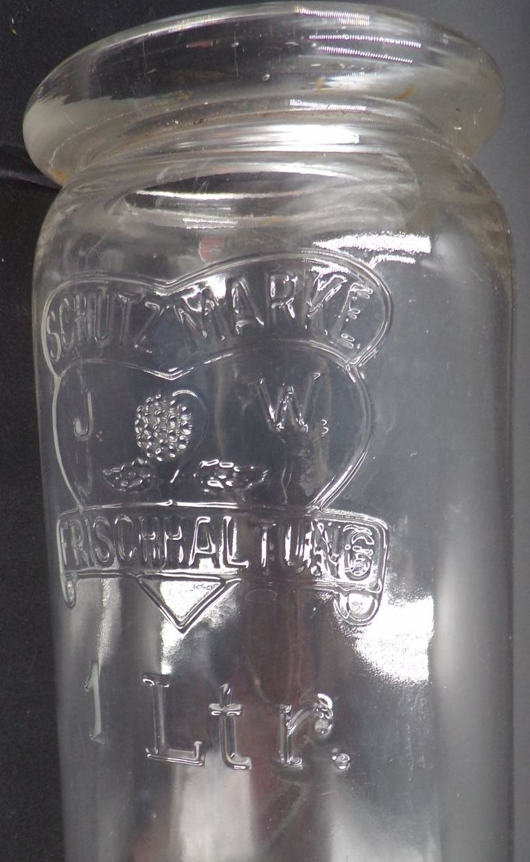 Altes Weck Frischehaltung Glas Einmachglas Vorratsglas Küche 