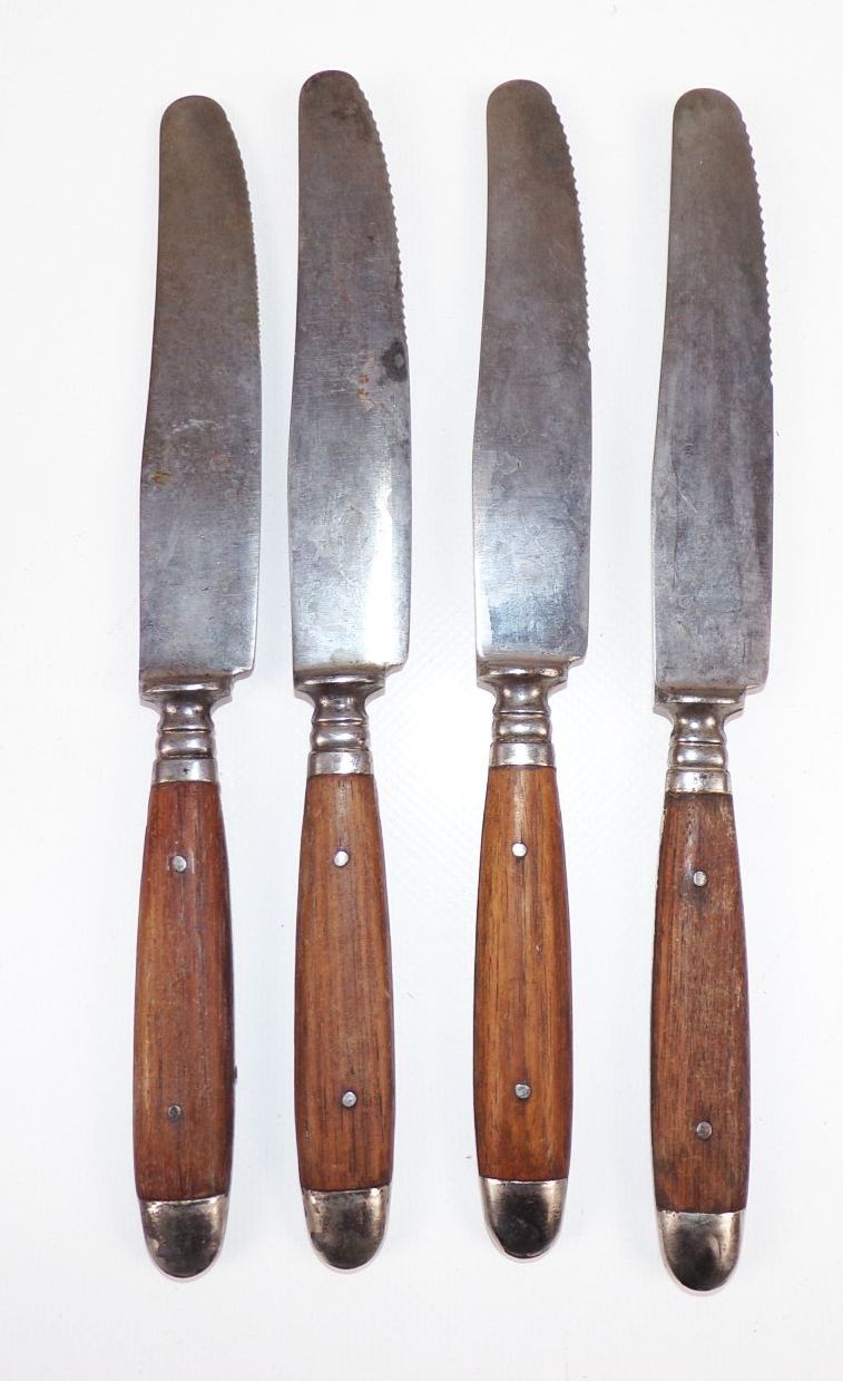 Alte Messer Garantie Solingen 4 Messer Antik Holzgriff