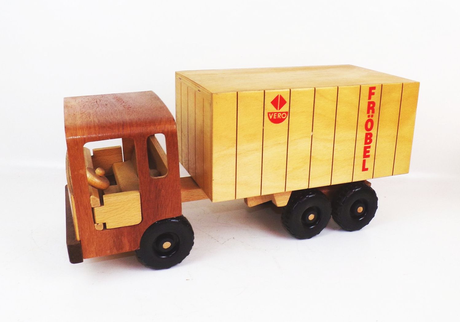 Vero Fröbel LKW Kipper Laster Holzspielzeug DDR