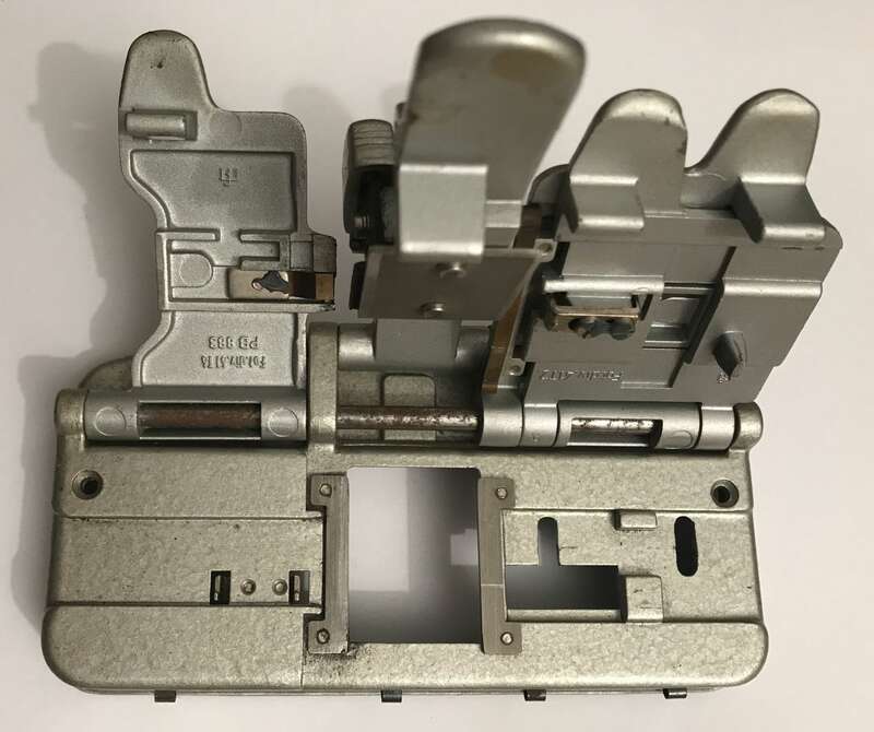 Siemens Schmalfilm Klebepresse Metall 8 und 16 mm Film Splicer 