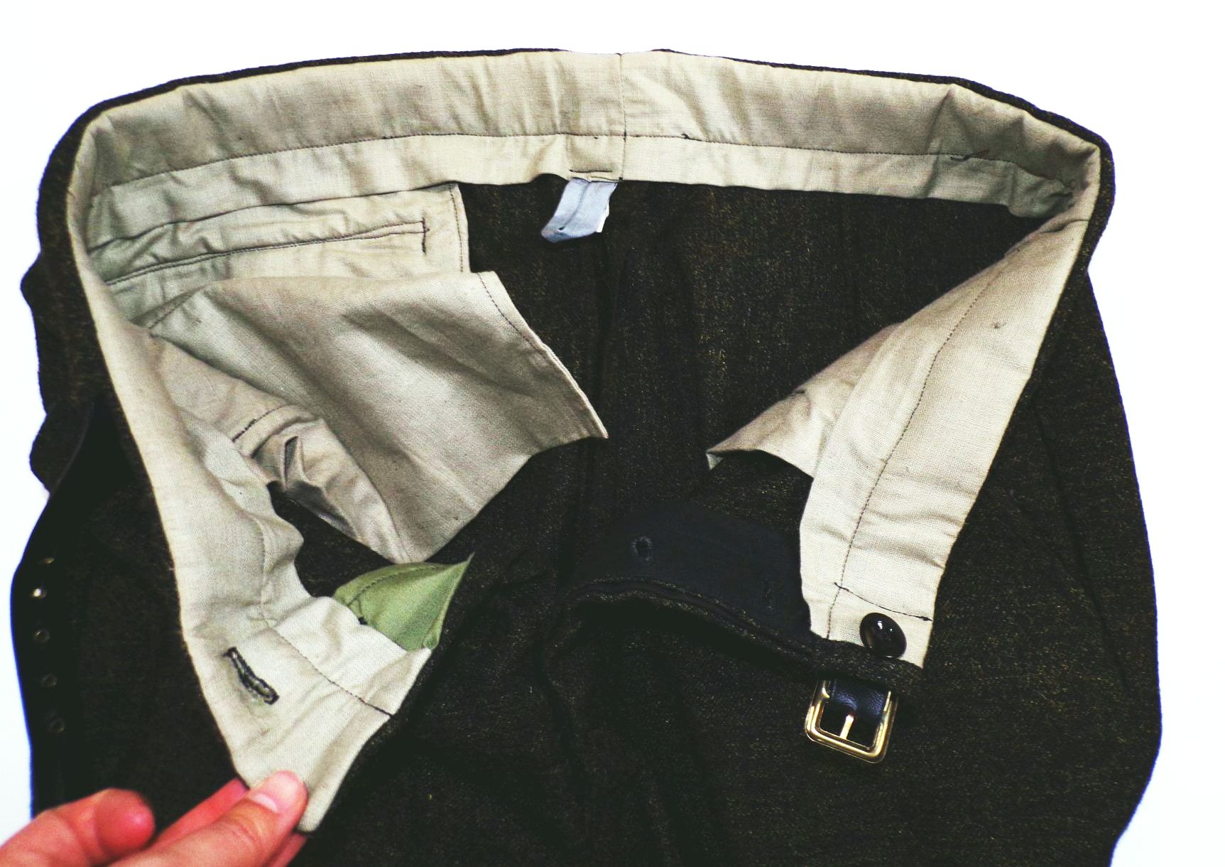 Alte Hose Grün Herren Größe 50 Vintage Mode 50er 60er Alte Hose Grün Herren Größe 50 Vintage Mode 50er 60er