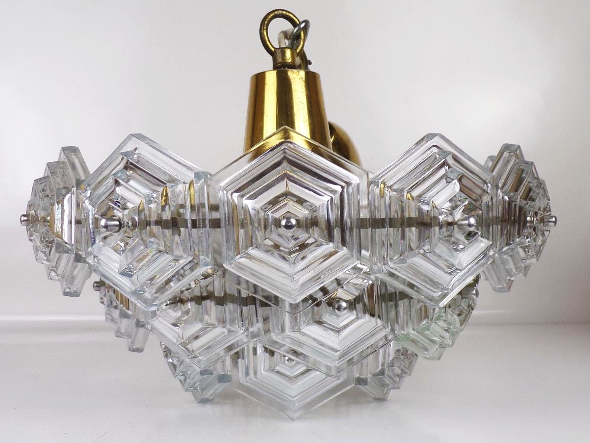 Deckenleuchte Sputnik 70er Jahre VEB Kristallleuchte Ebersbach Vintage Lampe Deckenleuchte Sputnik 70er Jahre VEB Kristallleuchte Ebersbach Vintage Lampe