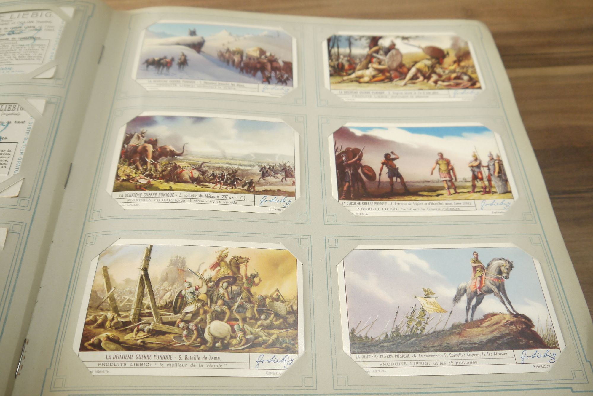 Chromo Album ca 50 Seiten 300 Karten Liebig Sammelbilder