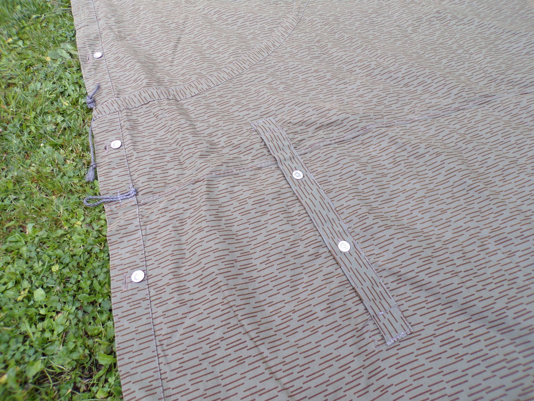 NVA Zeltplane Ein Strich kein Strich GDR 