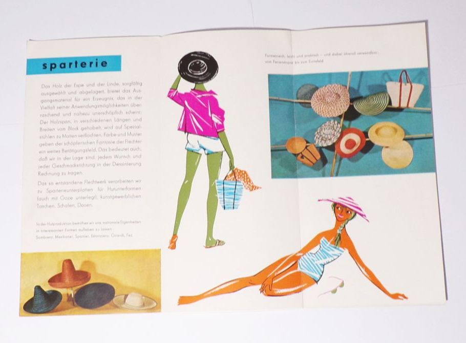 Mode Prospekte DDR Espa Blankenburg Hüte u Kranich Schuhfabrik Eppendorf 