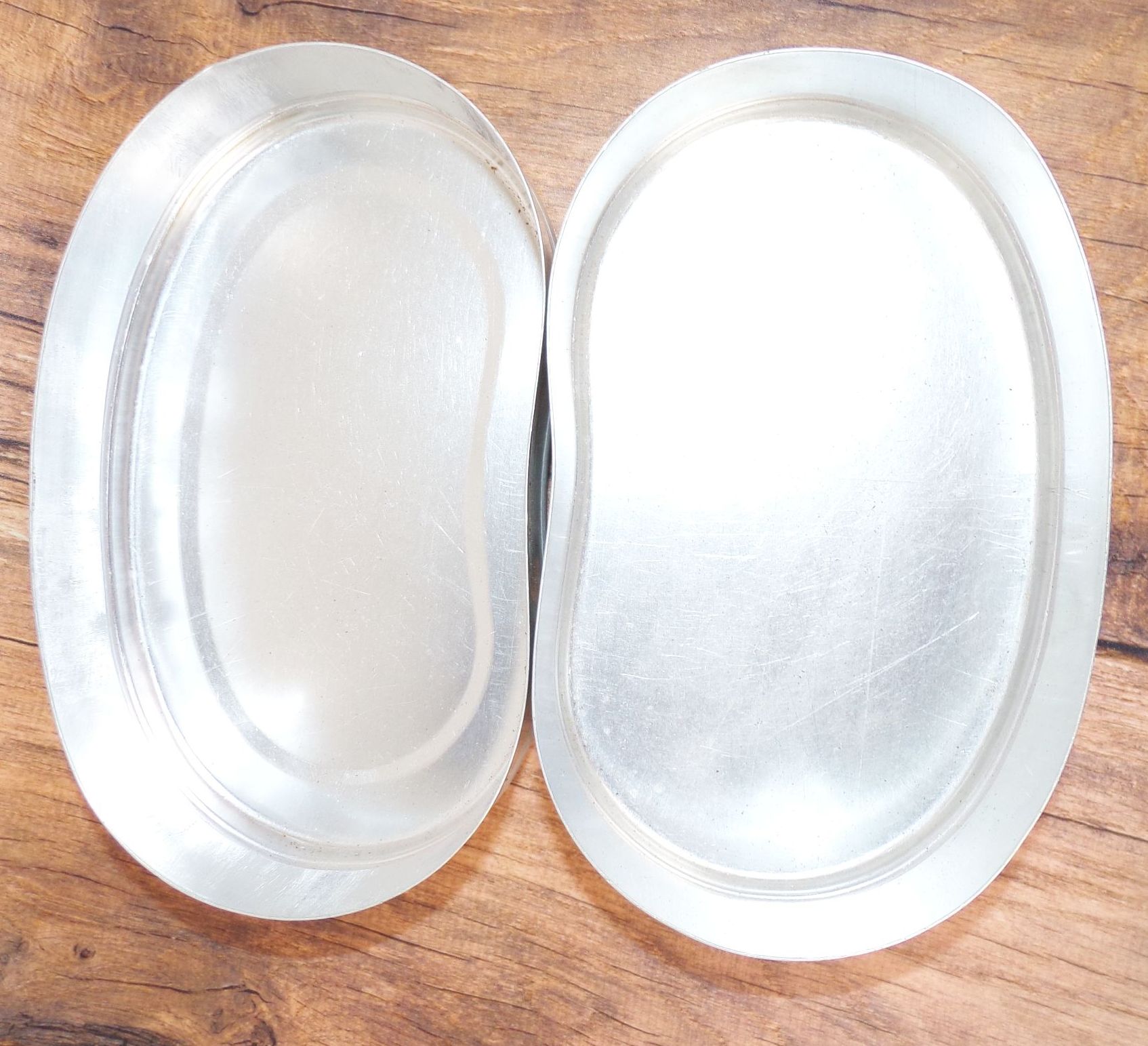 DDR Alu Brotdose Bemmbüchse Pausenbrot Dose Box Aluminium 