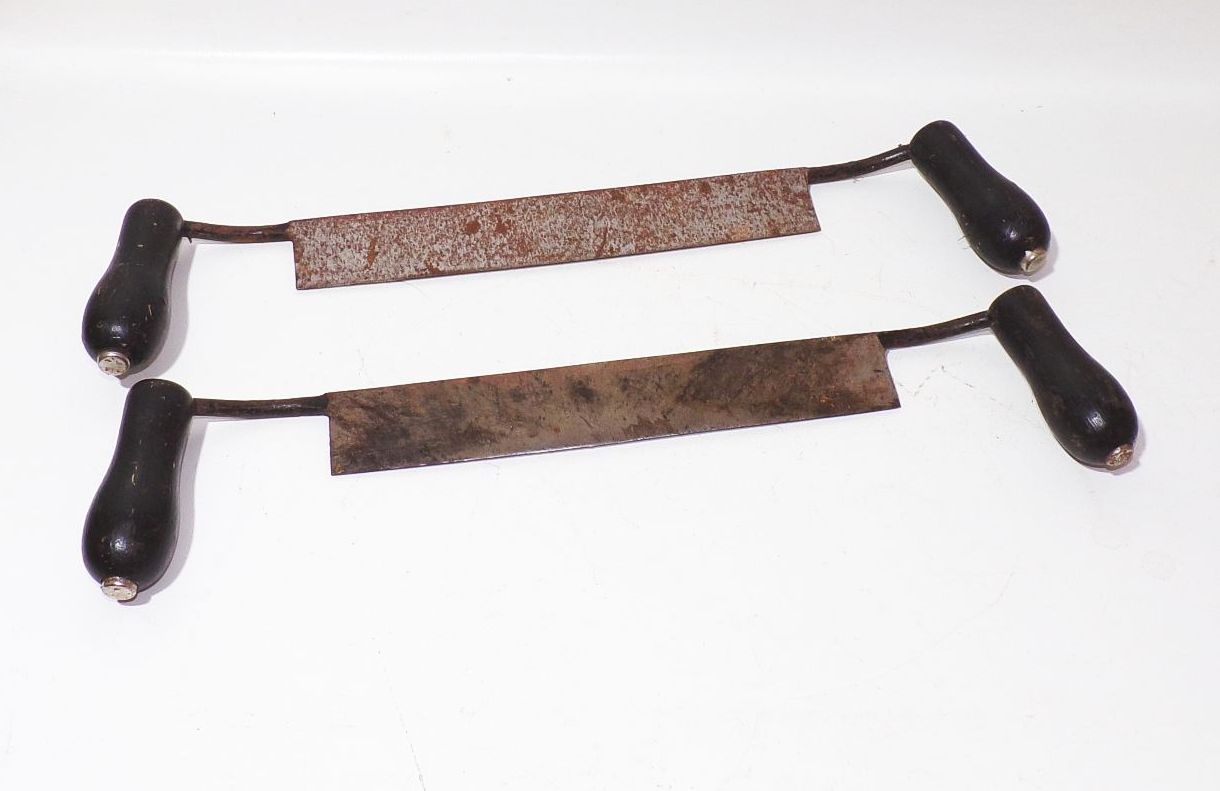 Altes Ziehmesser Smalcalda Schäleisen Zugmesser 