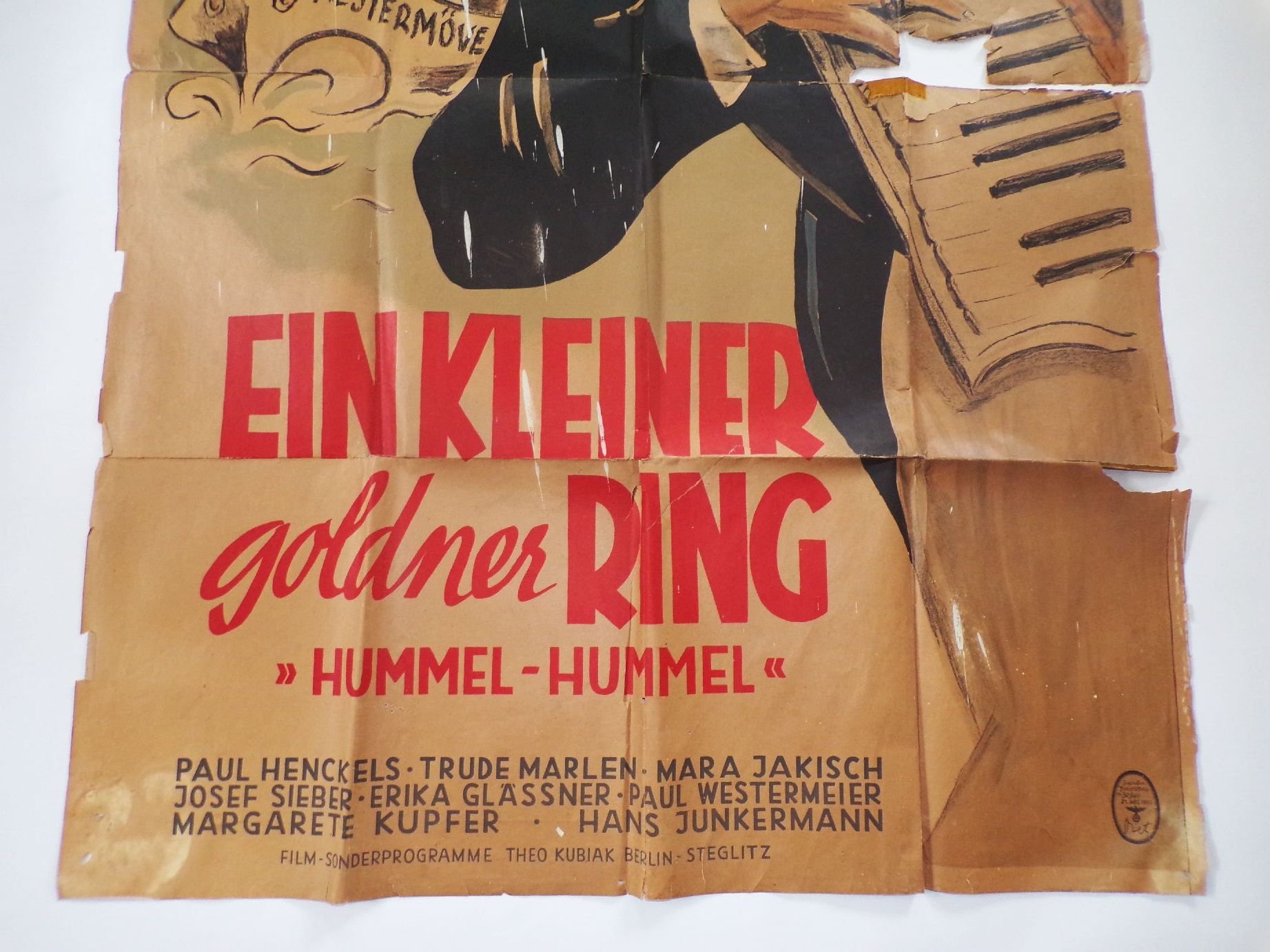 Filmplakat Hummel Hummel 1940 Trude Marlen Paul Henckels Poster Ufa Filmplakat Hummel Hummel 1940 Trude Marlen Paul Henckels Poster Ufa