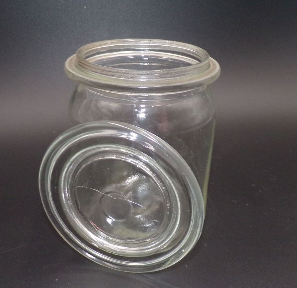 Altes Einmachglas Vorratsglas Kompottglas Deko Vintage Glas