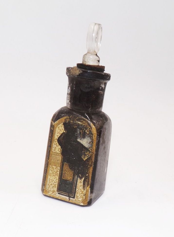 Altes Tintenfass Tintenflasche Günther Wagner Perl Tusche Antik Altes Tintenfass Tintenflasche Günther Wagner Perl Tusche Antik
