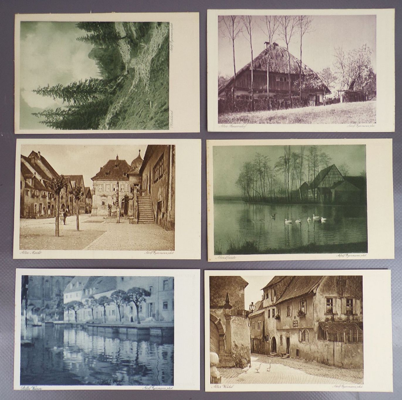 Heimatschutz Postkarten Serie Adolf Eyermann Roland Verlag Bayern Heimatschutz Postkarten Serie Adolf Eyermann Roland Verlag Bayern