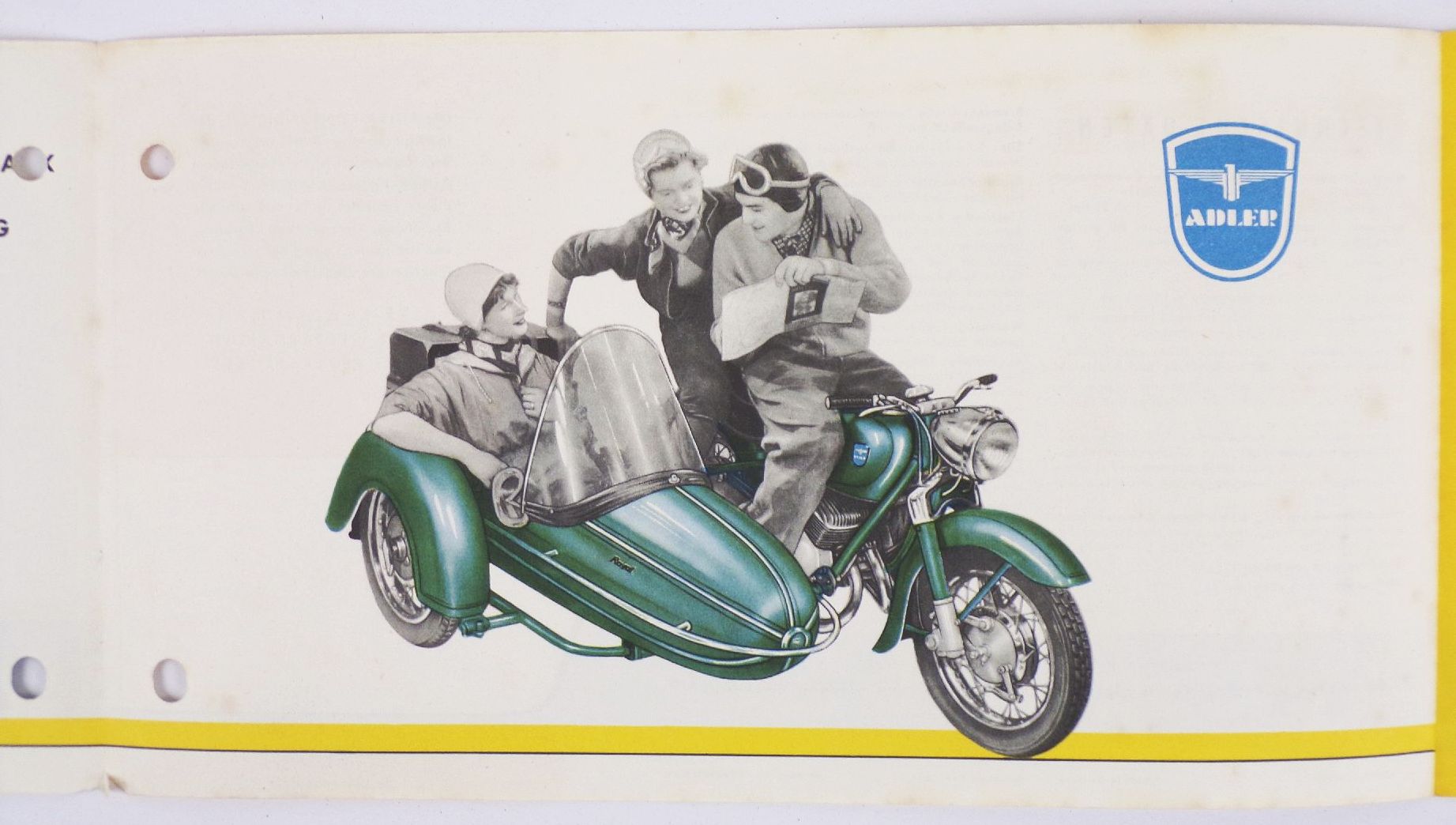 Adler MB200 Motorrad Zweizylinder Zweitakt Oldtimer