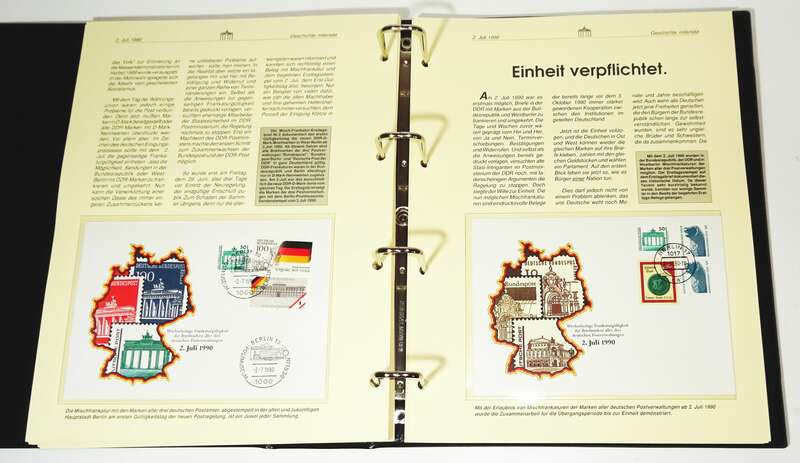 Geschichte miterlebt Briefe Album Schuber 1990