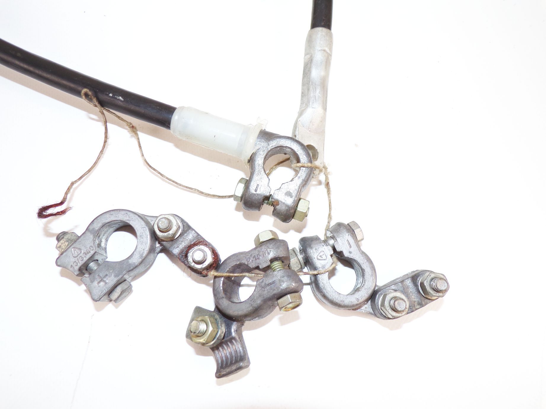 Batterieklemmen Set für Wartburg DDR Ware mit Anschlußkabel