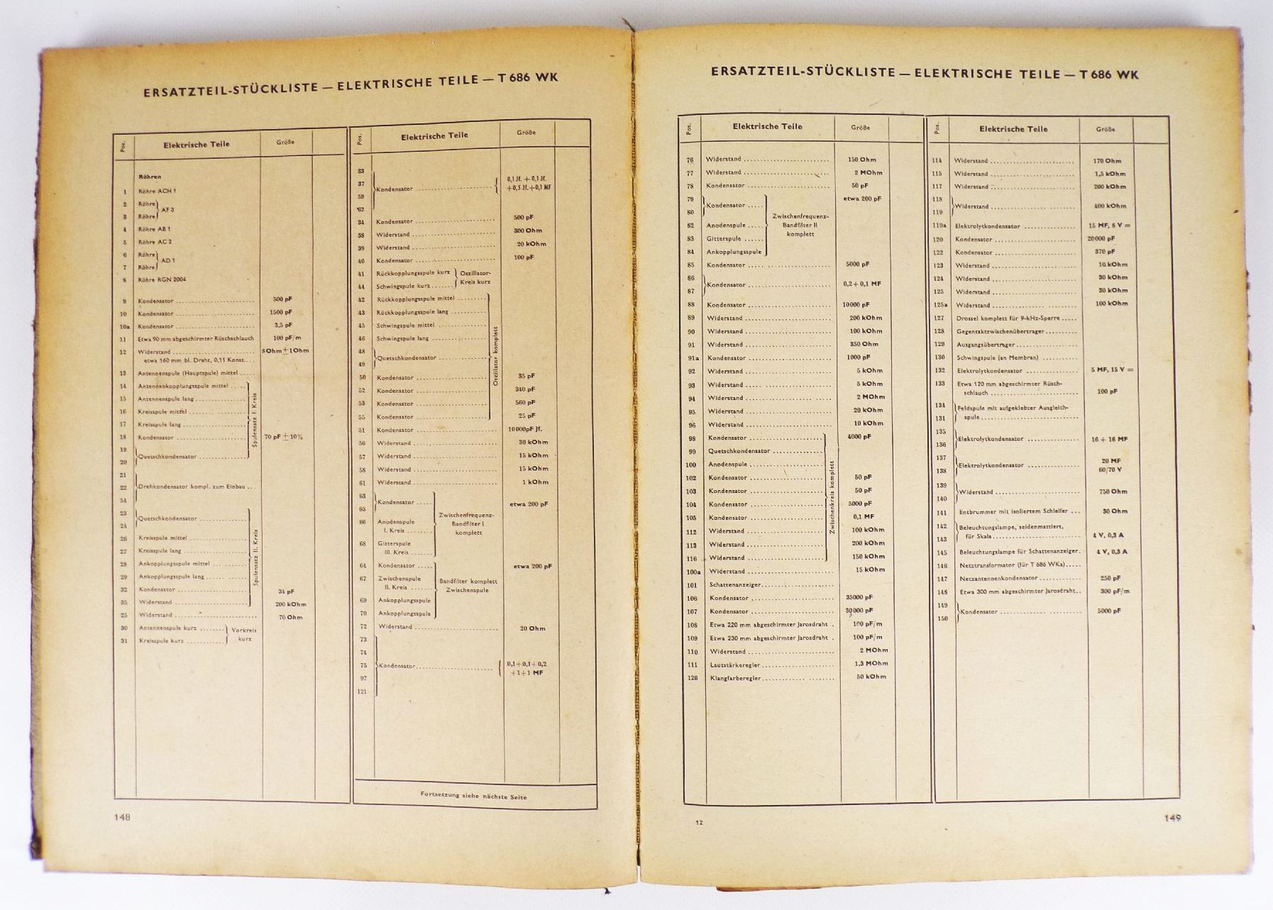 Telefunken Werkstatt Buch 1948 Telefunken Werkstatt Buch 1948