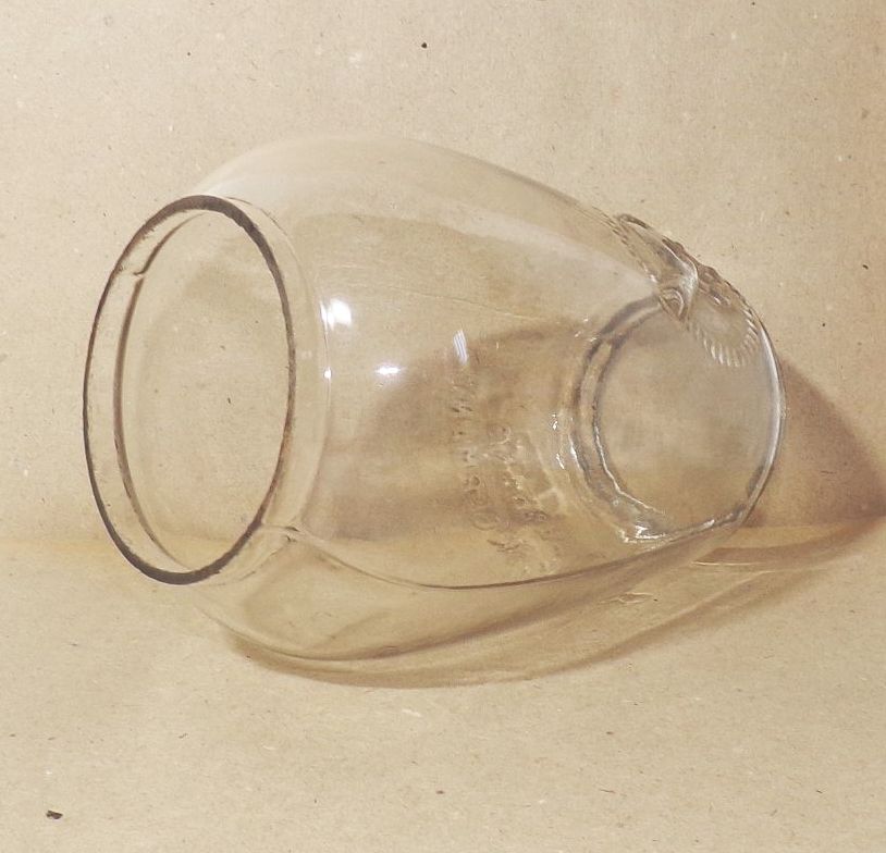 Altes Feuerhand Ersatzglas Petroleumlampe Lampenschirm 