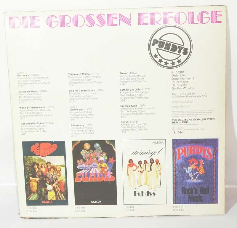 Amiga 855545 Puhdys Die grossen Erfolge Schallplatte Vinyl LP 