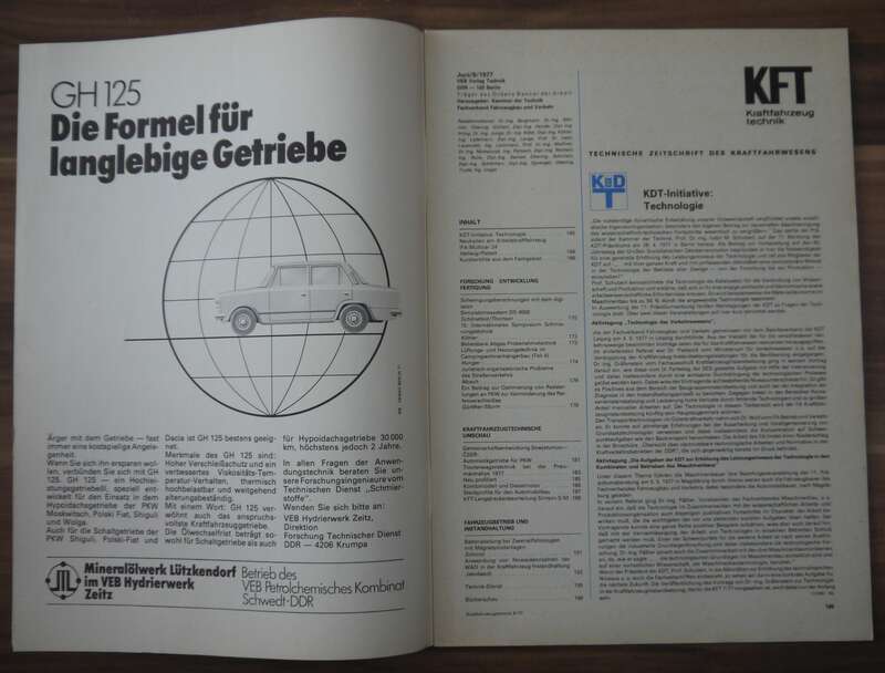 Neuheiten am Multicar 24 Juni 1977 KFTLangstreckenbeurteilung Simson S 50