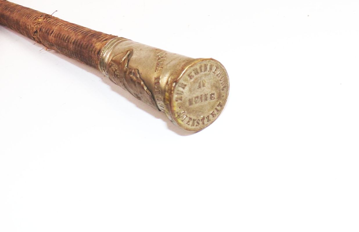 Gerte Meine Dienstzeit Kaiser Wilhelm II Kavallierie 1 Wk Reitergerte Peitsche 