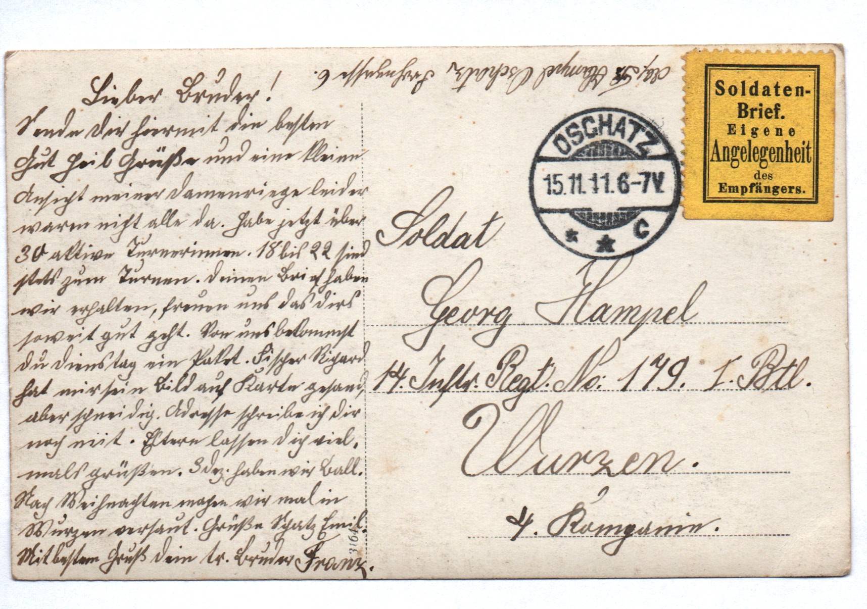 Foto Ak Turnerinnen Abteilung des Männerturnvereins Oschatz 1911 Frankatur