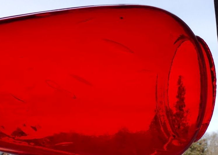 Altes Feuerhand Lampenglas Rot Ersatzglas Lampenschirm Deko Altes Feuerhand Lampenglas Rot Ersatzglas Lampenschirm Deko