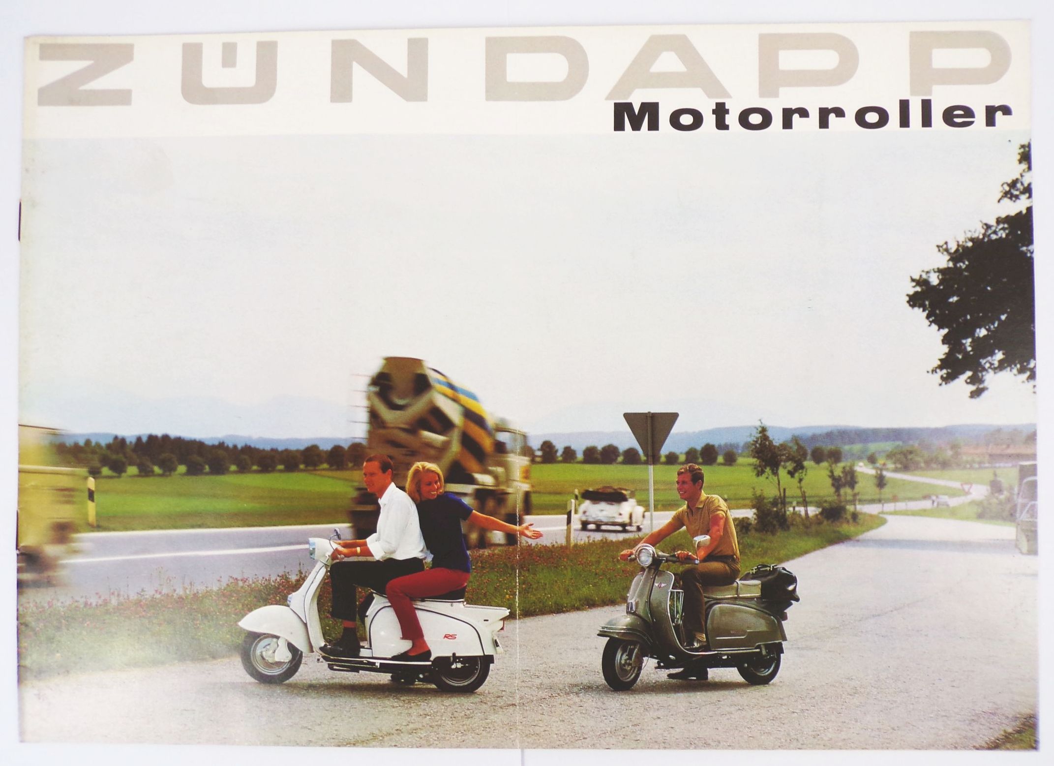 Zündapp Motorroller Prospekt Oldtimer | 19503