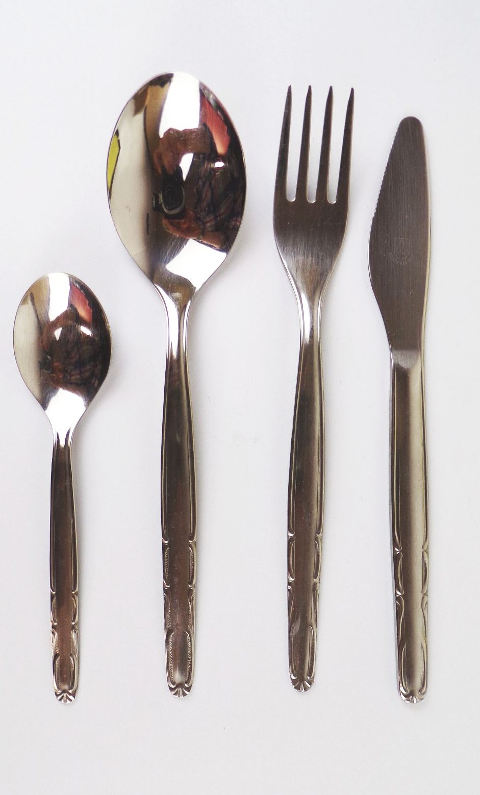 ABS Rostfrei Besteck 24 Teile Besteckkoffer Vintage DDR 