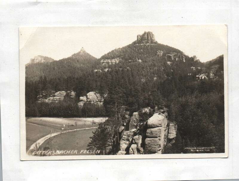Ak Dittersbacher Felsen ca. 1926
