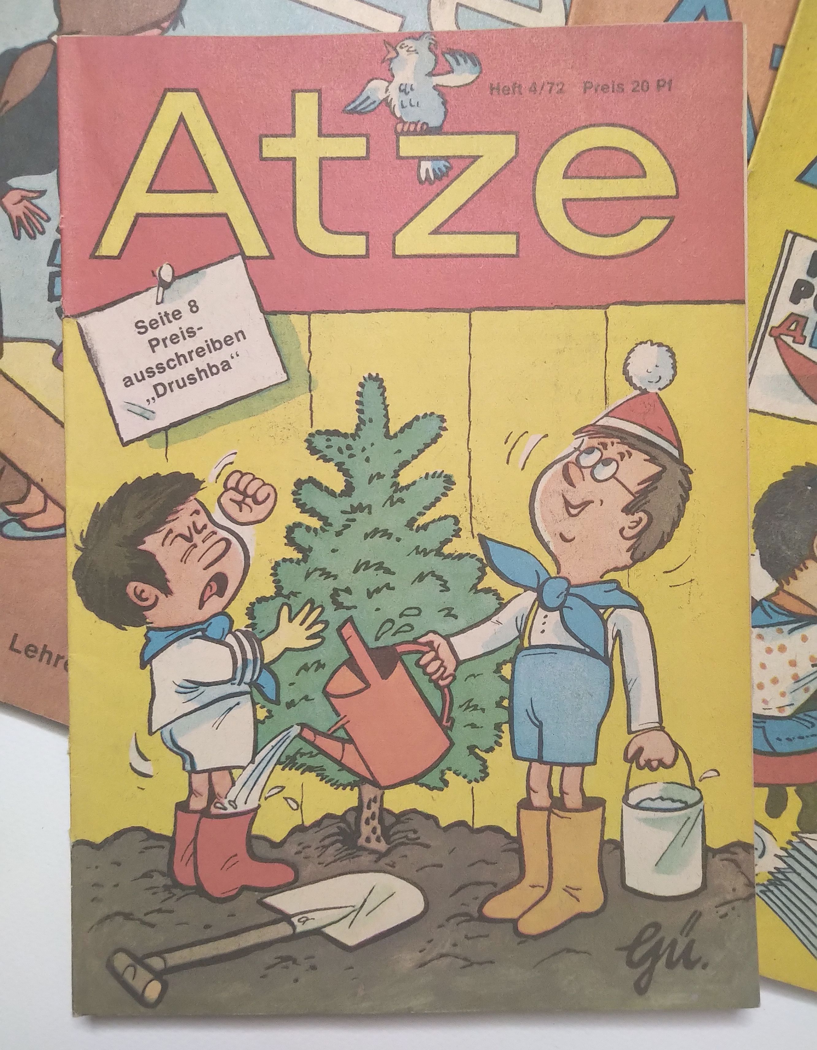 Atze 12 Hefte Jahrgang 1972 Kinder Comic DDR Atze 12 Hefte Jahrgang 1972 Kinder Comic DDR