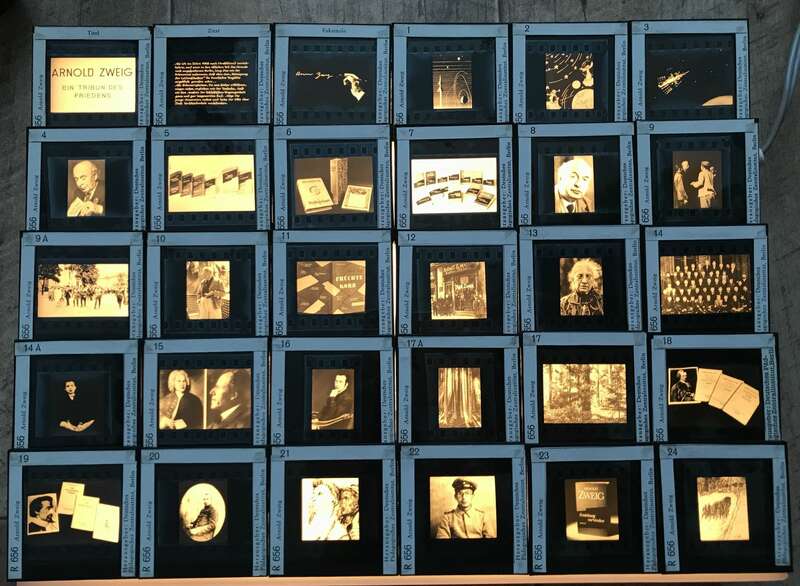 Dias alte Lehrmittel Sowjetunion Deutschland Glasdias