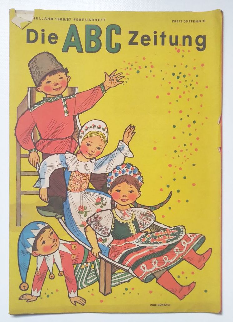 Die ABC Zeitung Februarheft Kinder Zeitschrift mit Beilage 1966 Nr 67 Die ABC Zeitung Februarheft Kinder Zeitschrift mit Beilage 1966 Nr 67