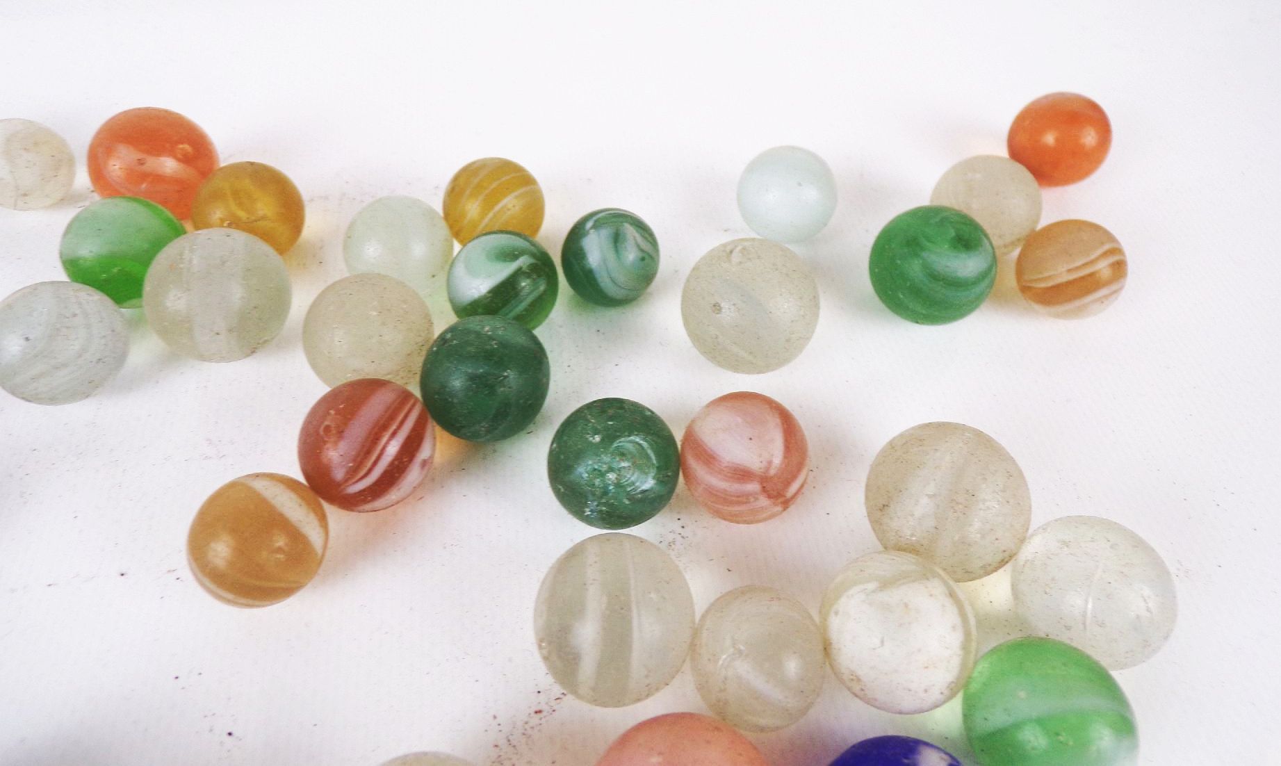 Konvolut alte Glasmurmeln 107 Stück Murmel marbles Konvolut alte Glasmurmeln 107 Stück Murmel marbles