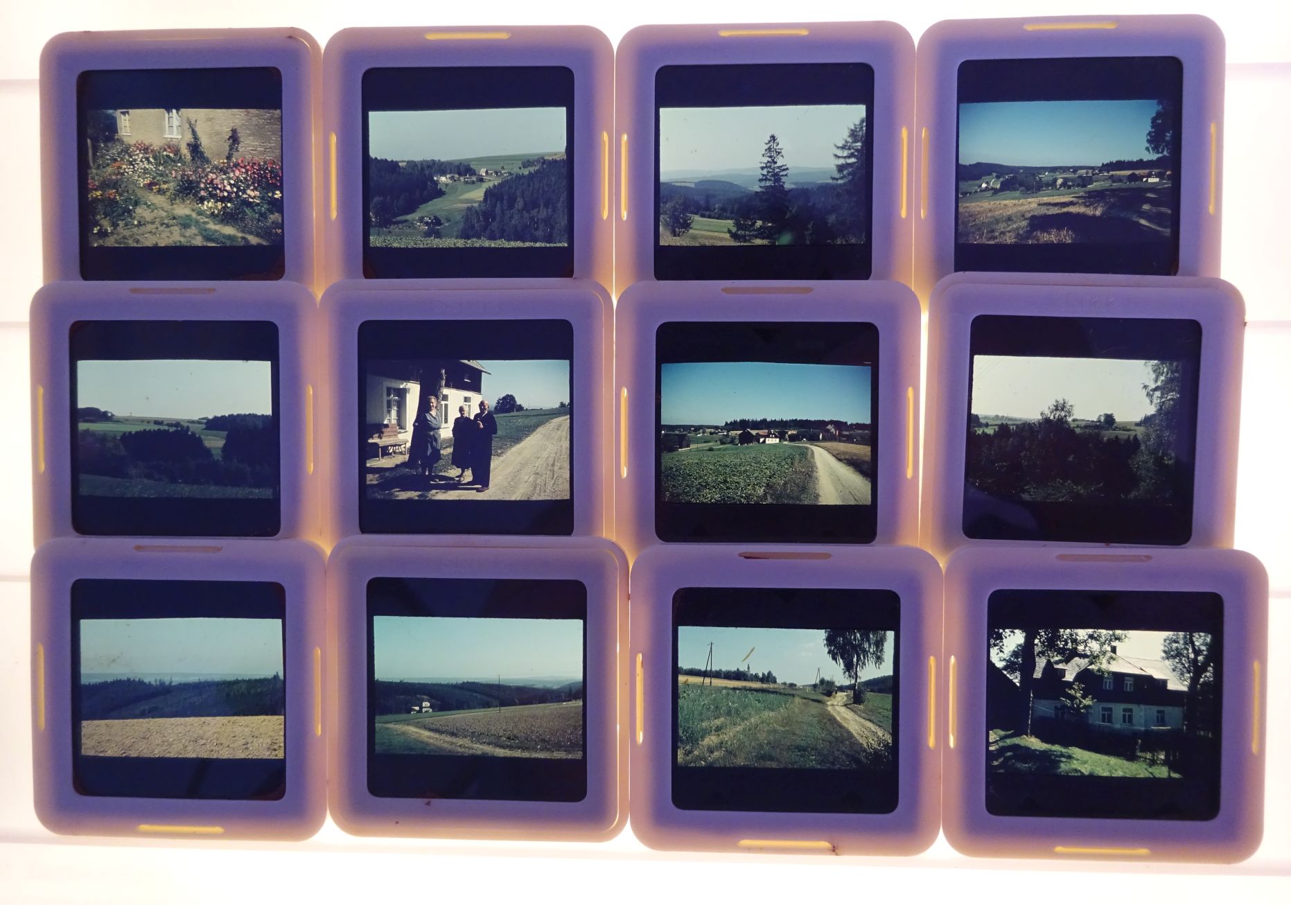 Glasdia Gettengrün Adorf Vogtland 24 Stück Dia Farbdia 1950er Glasdia Gettengrün Adorf Vogtland 24 Stück Dia Farbdia 1950er