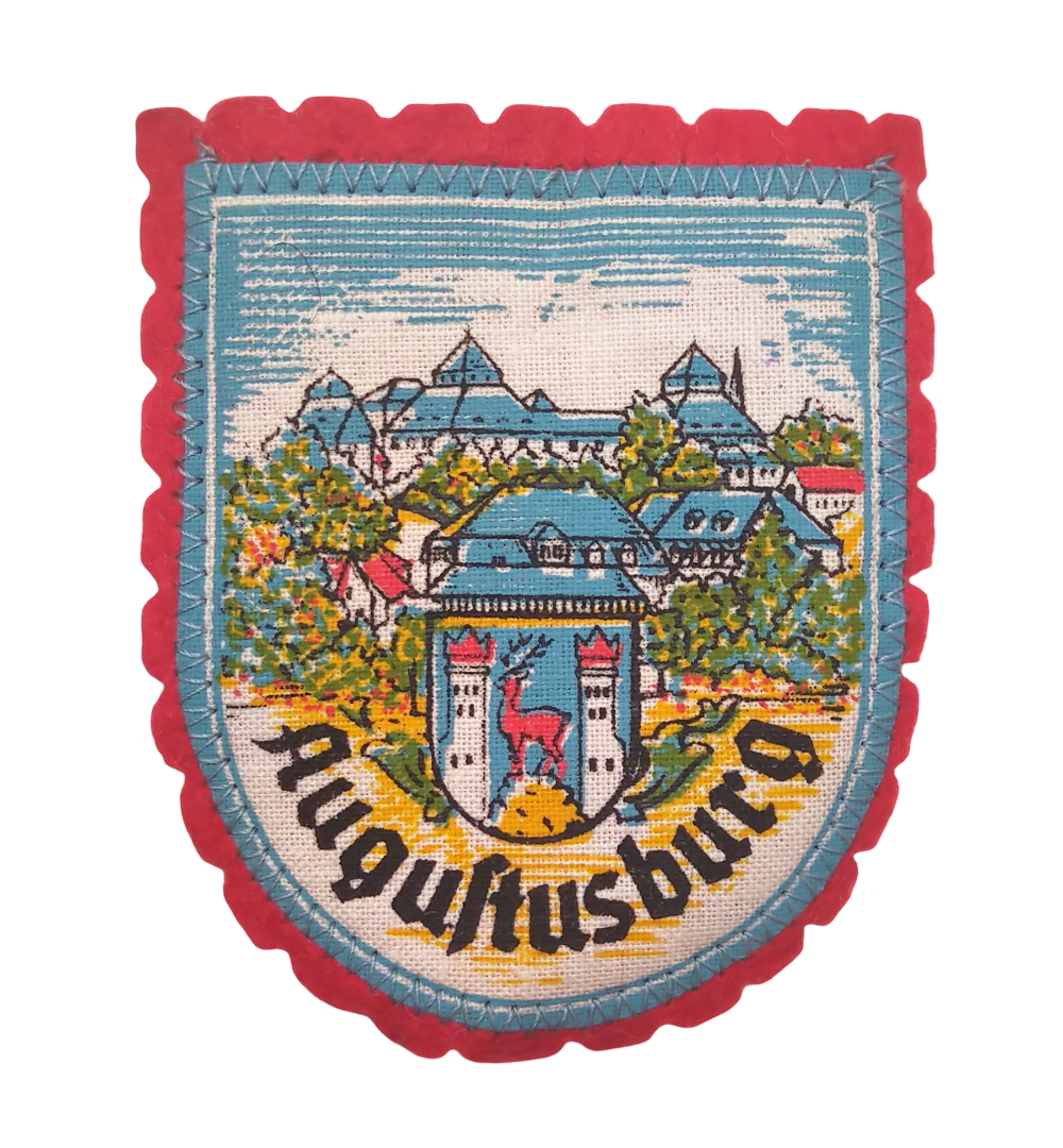 DDR Aufnäher patch Wappen Augustusburg DDR Aufnäher patch Wappen Augustusburg