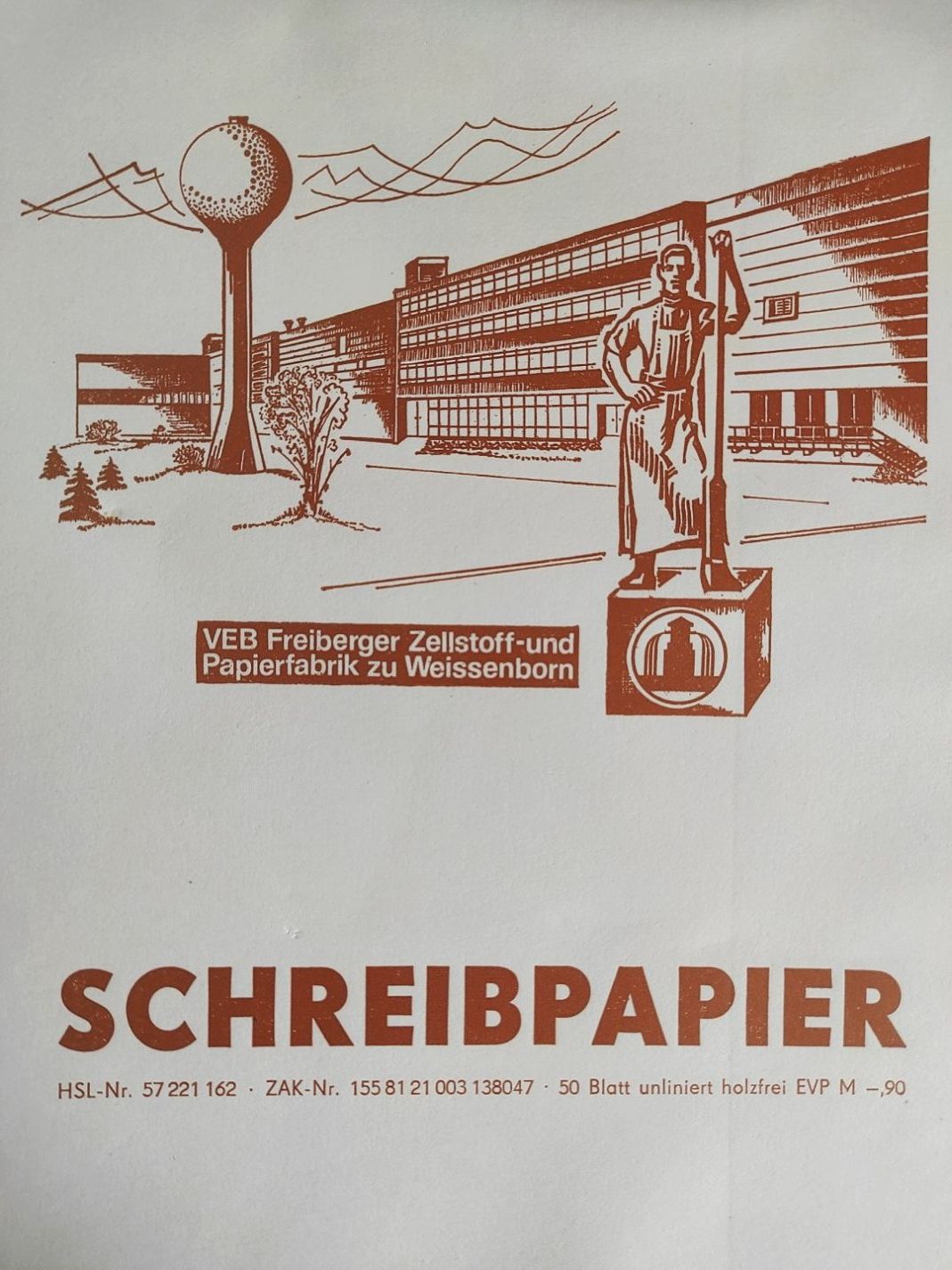 Originale Dokumenten Mappe DDR braun aus Leder Weißenborn Originale Dokumenten Mappe DDR braun aus Leder Weißenborn