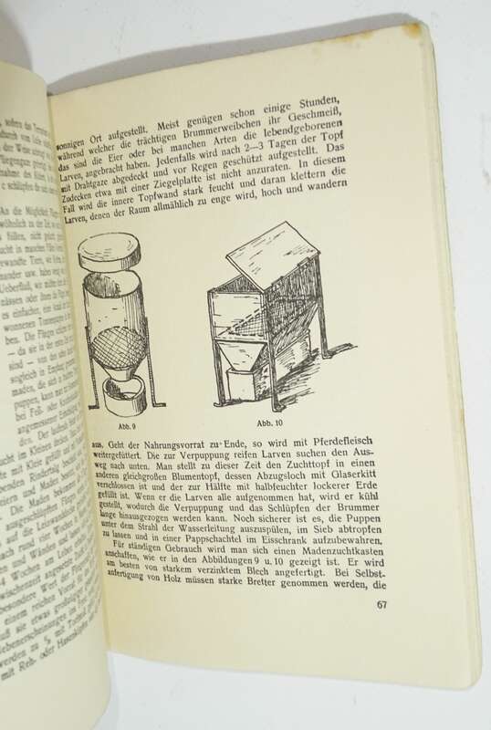 Hans Geyer Praktische Futterkunde Aquarien Terrarien Fische Reptilien 1929