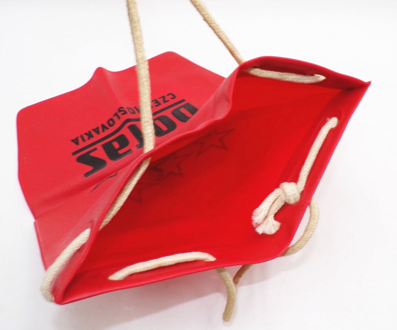 Alte Tasche Botas Czechoslovakia Schuhtasche Sportschuhtasche Rot CSR Alte Tasche Botas Czechoslovakia Schuhtasche Sportschuhtasche Rot CSR